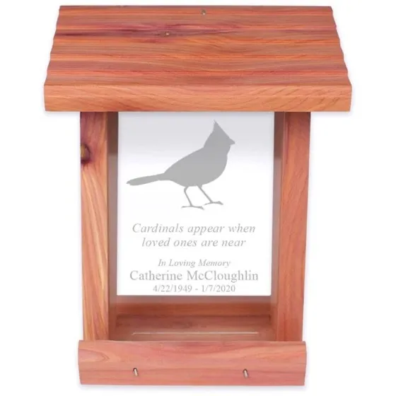 Urns Northwest Personalized Memorial Bird Feeder