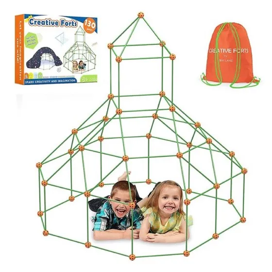 Tiny Land Fort Building Kit for Kids Ages 4-12