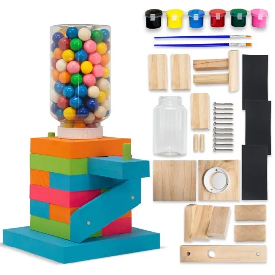 DIY Candy Dispenser Wood Building Kit