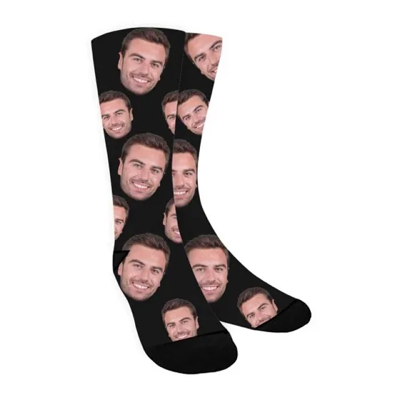 ShineSand Custom Face Socks with Picture