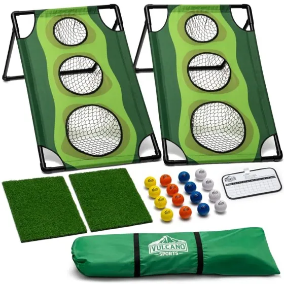 Vulcano Sports Backyard Golf Cornhole Game