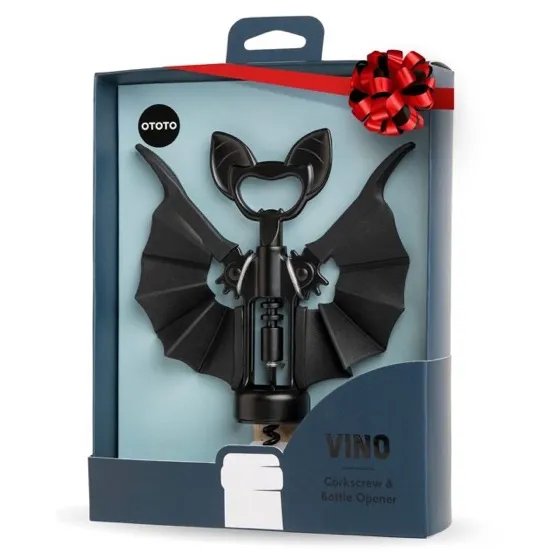 Ototo Vino Spooky Bat 2-in-1 Wine & Beer Opener