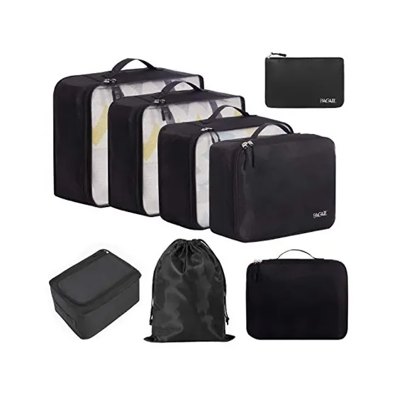 Bagail 8 Set Packing Cubes Luggage Packing Organizers for Travel