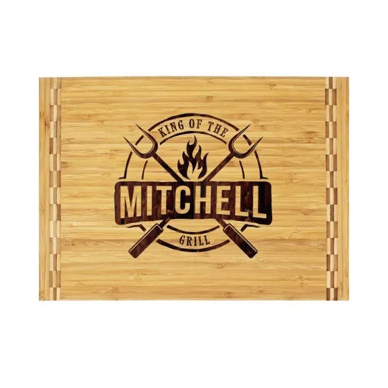 My Personal Memories Customized King of the Grill BBQ Bamboo