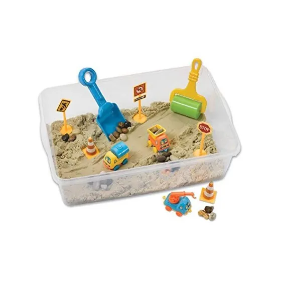 Creativity for Kids Sensory Bin: Construction Zone Playset