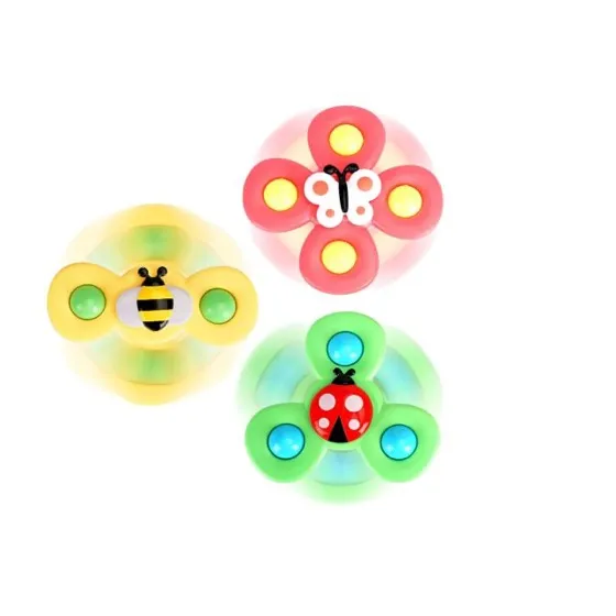 Alasou Suction Cup Spinner Airplane Travel Toys for 1 Year