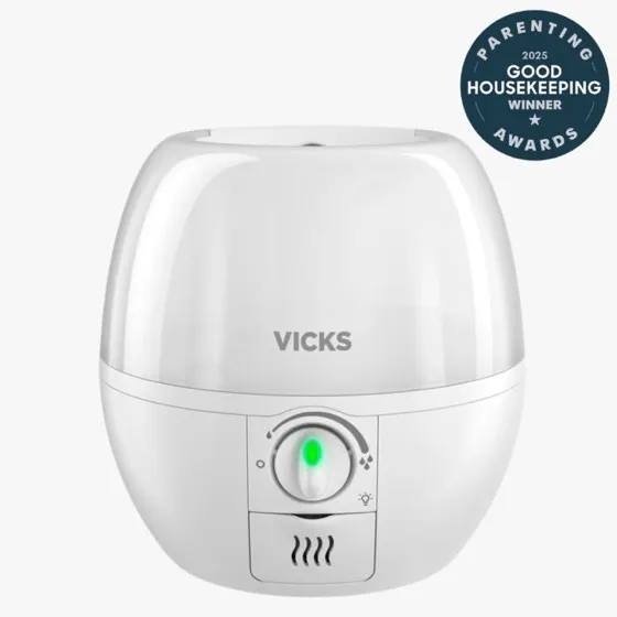 Vicks Humidifier 3-in-1 SleepyTime Cool Mist Humidifier for Nursery