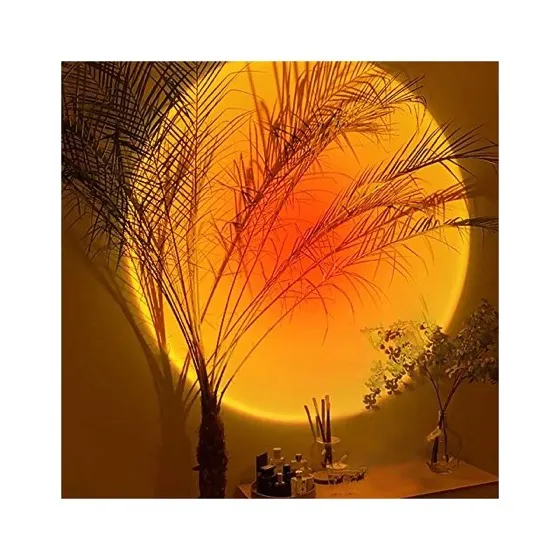 Tsrarey Sunset Lamp Projector, 180 Degree Rotation Sun Projection Light