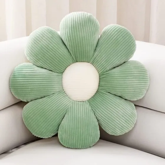 Sioloc Flower Shaped Throw Pillow