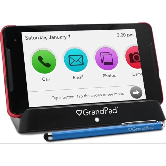 GrandPad Easy to Use Tablet & Phone for Seniors [Locked