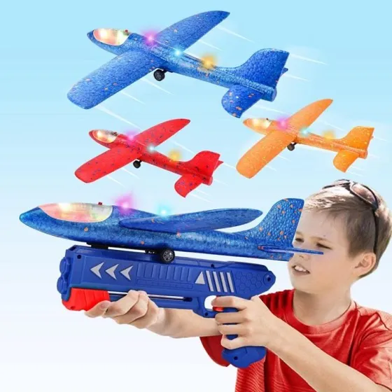 Aiencsai Foam Airplane Launcher Toy