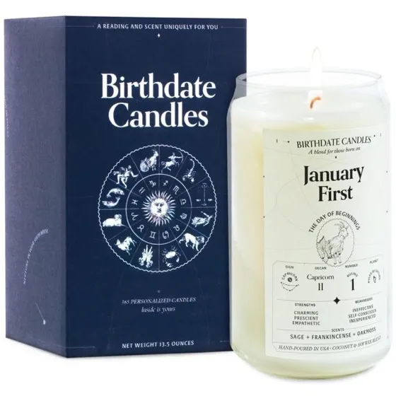 Birthdate Co. Zodiac Scented Candle