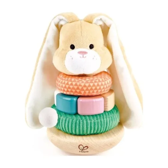 Hape Bunny Stacker Wooden Stacking Rings