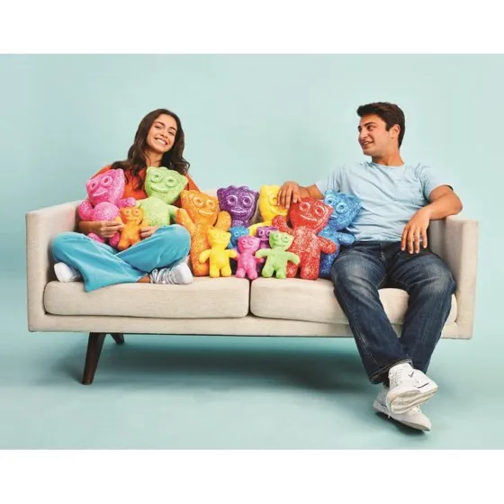 Iscream Sour Patch Kids Candy Embossed Character Shaped Pillow