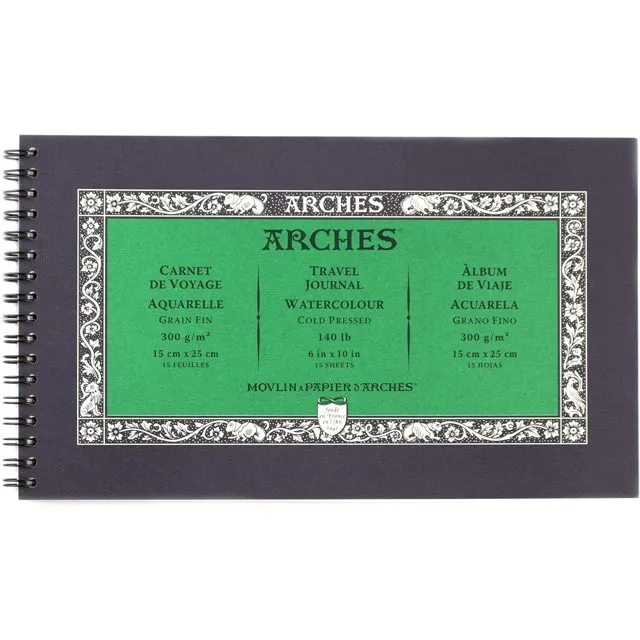 Arches Aquarelle Watercolor Travel Pad