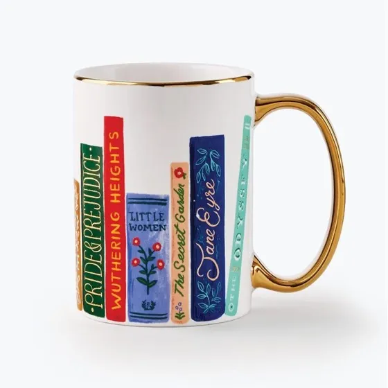 Rifle Paper CO. Book Club Mug