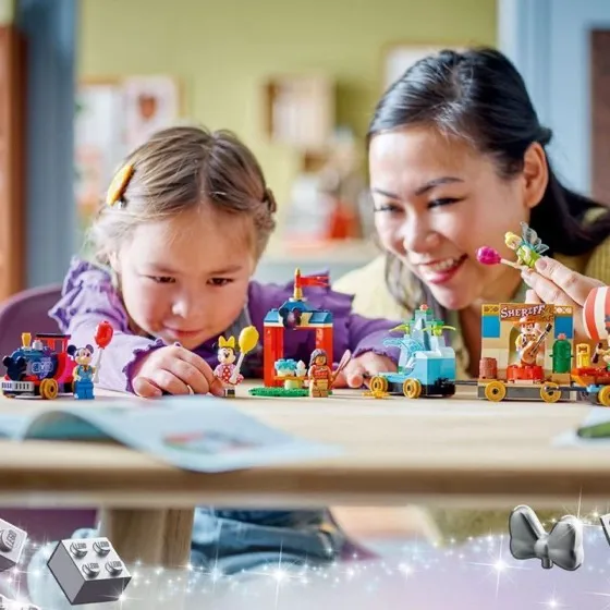 LEGO Disney 100 Celebration Train Building Toy 43212 Imaginative Play