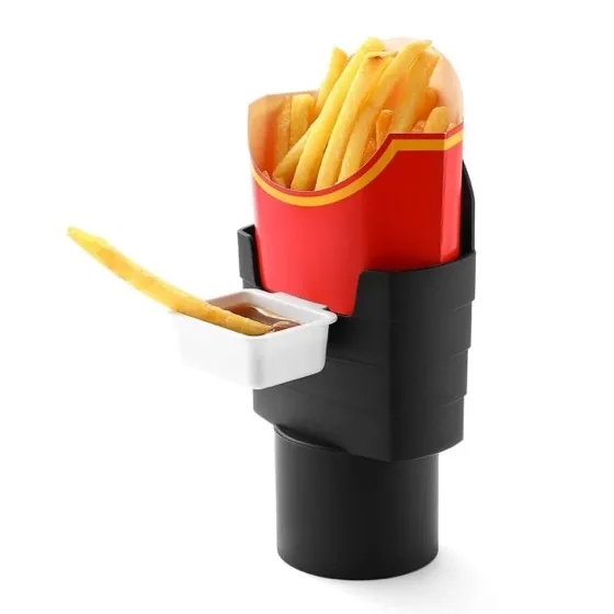 Suaden French Fry Holder and Sauce Holder Set for Car