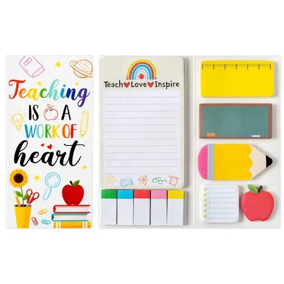 Xqumoi Teaching is A Work of Heart Sticky Notes Set