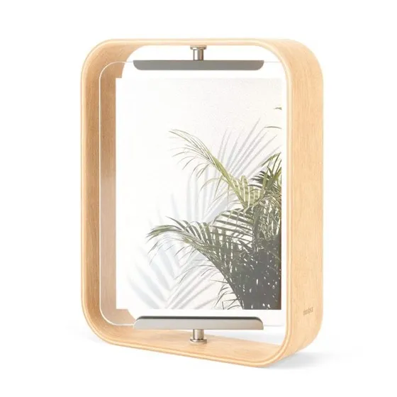Umbra Bellwood 5x7" Desk Picture Frame with Bent Wood Trim