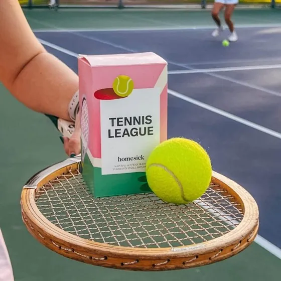 Homesick Tennis League Candle