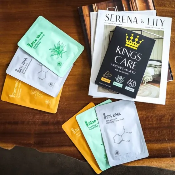 Mens Face Mask Skin Care Kit