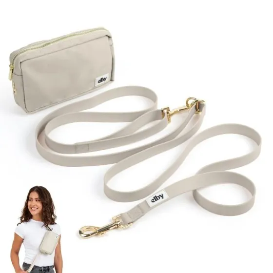 Hands Free Dog Leash with Dog Treat Pouch