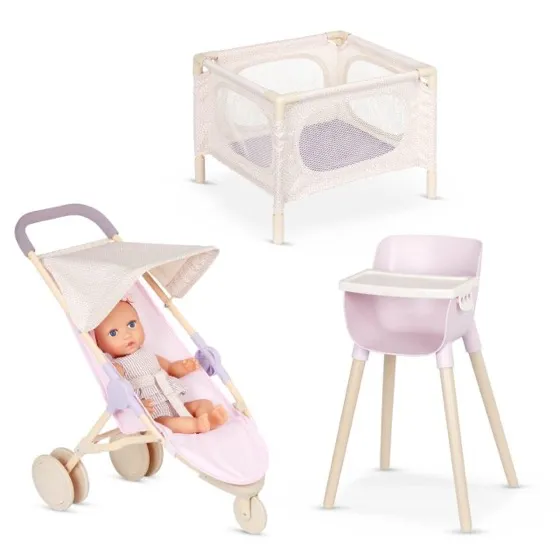 LullaBaby Baby Doll Nursery Playset with 14-Inch Doll