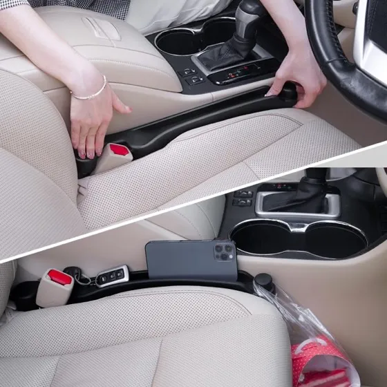 Givifive Car Seat Gap Filler Organizer 2Pack Soft Foam 3IN1