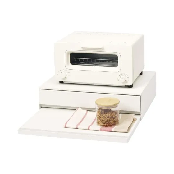 Yamazaki Home Tower Kitchen Countertop Organizer Appliance Stand with Drawer