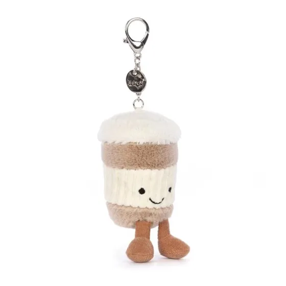 Jellycat Coffee-To-Go Bag Charm