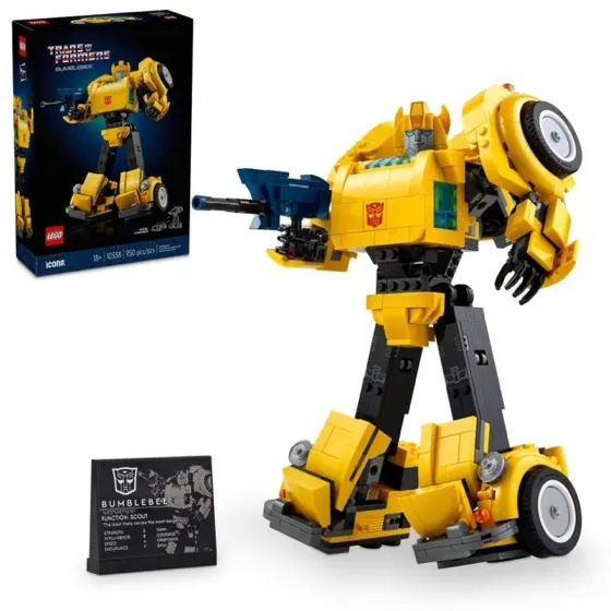 LEGO Icons Transformers Bumblebee Action Figure