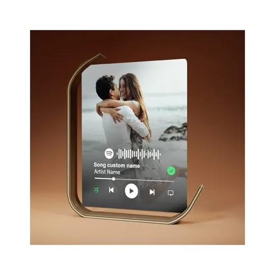 EGD Custom Spotify Plaque with Gradient Effect