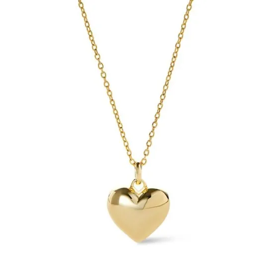 Ana Luisa Lev Small Gold Heart Necklace