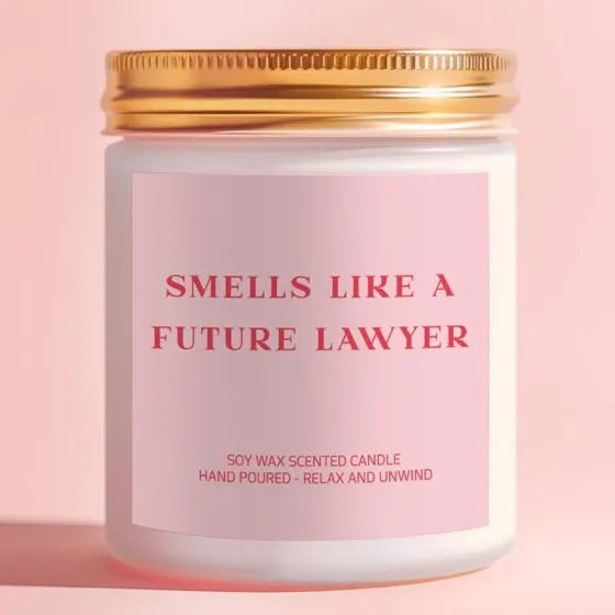 Smells Like a Lawyer" Candle