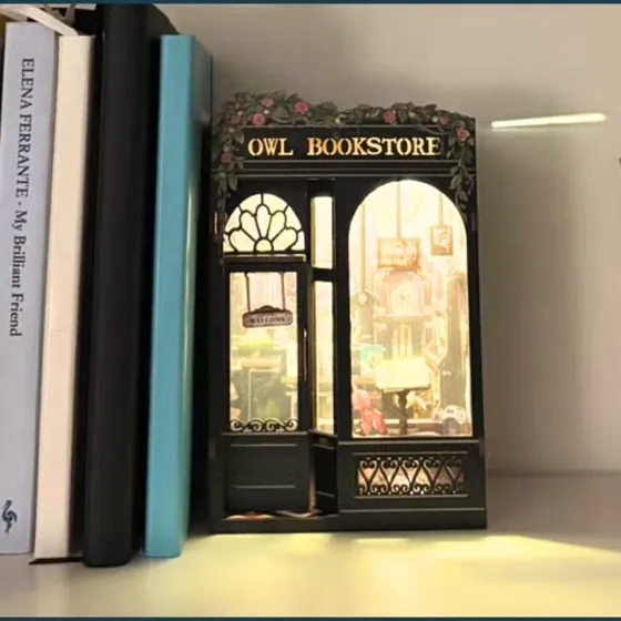Fsolis Book Nook Kit Booknook Bookshop