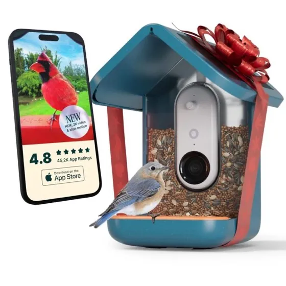 Birdbuddy Pro Solar Smart Bird Feeder with Camera