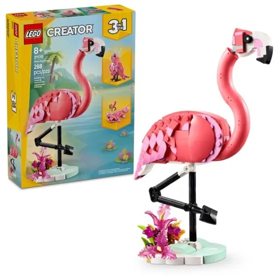 LEGO Creator 3-in-1 Wild Animals Flamingo