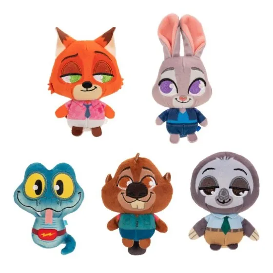 Disney’s Zootopia 2 3” Mystery Tails 5-Pack Mini Plush