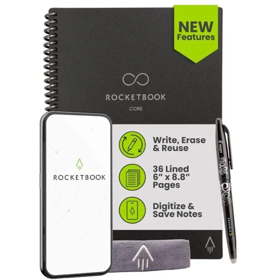 Rocketbook Core Reusable Smart Notebook