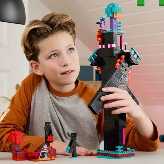 LEGO Minecraft The Enderman Tower Building Toy for Boys