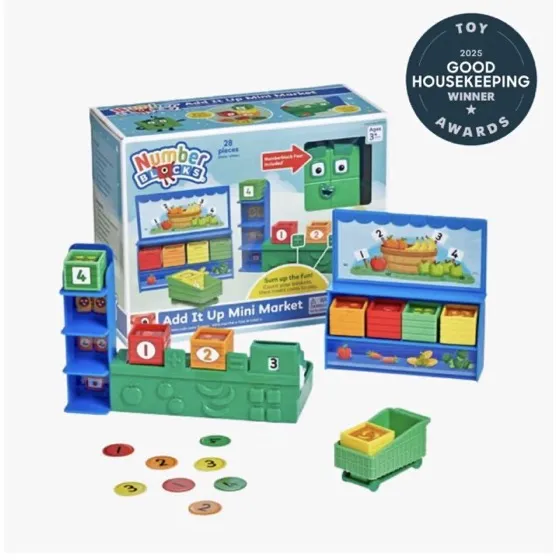 Hand2mind Numberblocks Add It Up Mini Market Playset