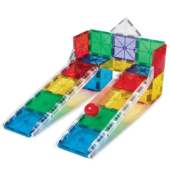 Magna-tiles Rail Racers 33-Piece Magnetic Construction Set