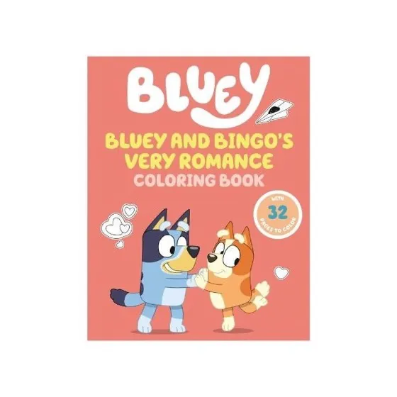 Bluey and Bingo's Very Romance Coloring Book