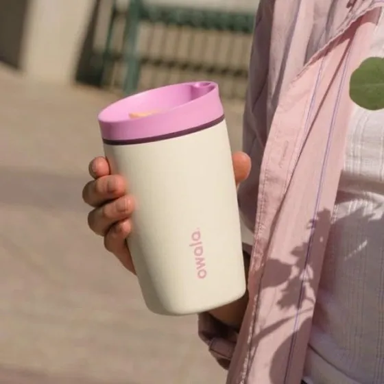 Owala SmoothSip Slider Insulated Stainless Steel Coffee Tumbler