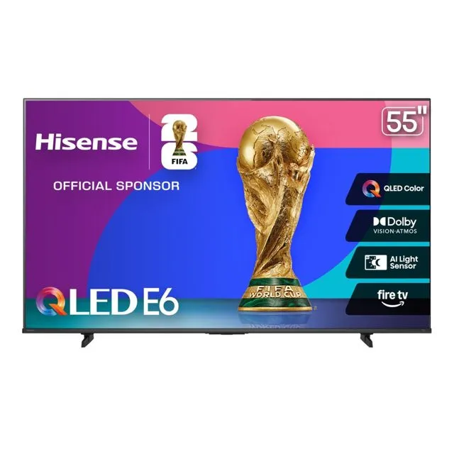 Hisense 55" E6 Cinema Series Hi-QLED 4K UHD Smart Fire