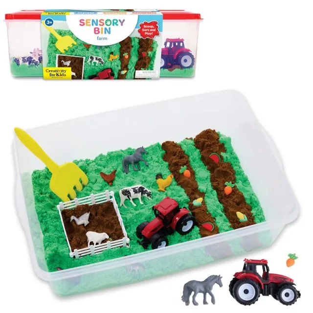 Creativity for Kids Sensory Bin: Farm