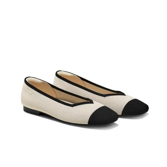 Vivaia Women's Margot 2.0 Square-Toe Ballet Flats